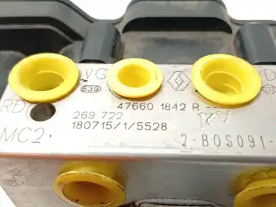 Second-hand car spare part abs for renault captur zen oem iam references 476601842r 269722 2265106455