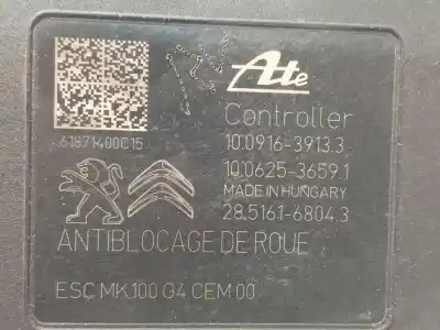 Pezzo di ricambio per auto di seconda mano abs per peugeot 208 active riferimenti oem iam 9822654880 10022012064 10091639133