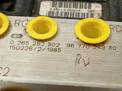 Peça sobressalente para automóvel em segunda mão abs por citroen c4 lim. feel referências oem iam 9677024980 0265252802 0265952289