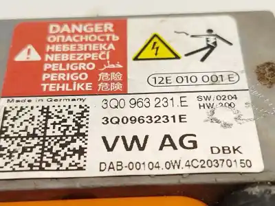 Second-hand car spare part electronic module for audi e-tron (gen) 50 quattro oem iam references 3q0963231e  