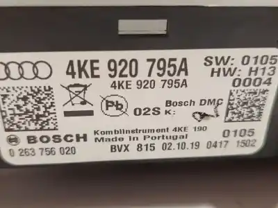 Peça sobressalente para automóvel em segunda mão quadrante por audi e-tron (gen) 50 quattro referências oem iam 4ke920795a 0263756020 