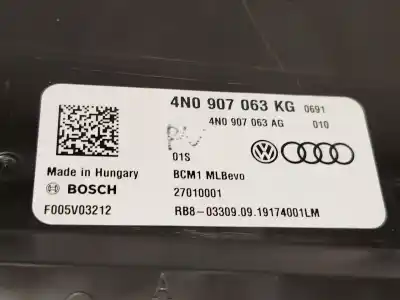 Second-hand car spare part electronic module for audi e-tron (gen) 50 quattro oem iam references 4n0907063kg f005v03212 