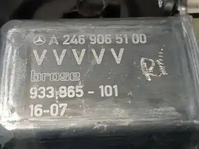 Second-hand car spare part driver left window regulator for infiniti q30 2.2d premium 170 cv / 125 kw oem iam references a2469065100 2469065100 