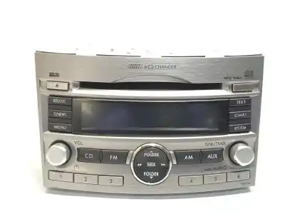 Second-hand car spare part audio system / radio cd for subaru legacy berl. b13 (bl) 2.0 d classic oem iam references 86201aj410 cqef1873ad 