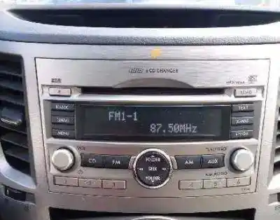 Second-hand car spare part audio system / radio cd for subaru legacy berl. b13 (bl) 2.0 d classic oem iam references 86201aj410 cqef1873ad 