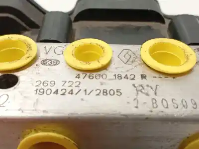 Second-hand car spare part abs for renault captur zen oem iam references 476601842r 269722 2265106455