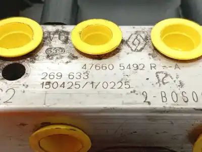 Peça sobressalente para automóvel em segunda mão abs por dacia logan ii 1.2 lpg referências oem iam 476605492r 269633 0265956285