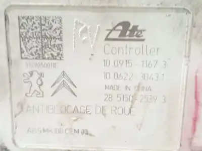 Peça sobressalente para automóvel em segunda mão abs por citroen c3 collection referências oem iam 9802460680 10022001214 10091511673