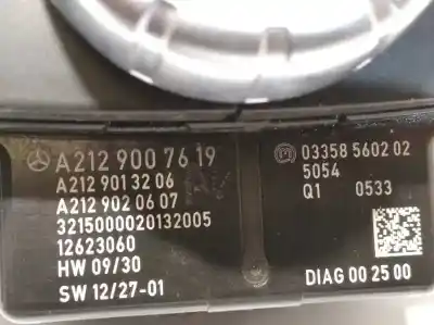 Peça sobressalente para automóvel em segunda mão comandos de alavanca por mercedes-benz clase e (w212) lim. 2.1 cdi cat referências oem iam a2129007619 2129007619 