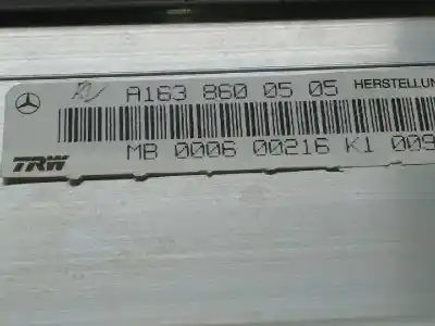 Автозапчастина б/у передня права подушка безопасности для mercedes-benz clase m (w163) 270 cdi (163.113) посилання на oem iam a1638600505  