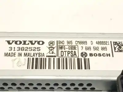 Tweedehands auto-onderdeel multifunctioneel display voor volvo v40 basis oem iam-referenties 31382525 7609502009 