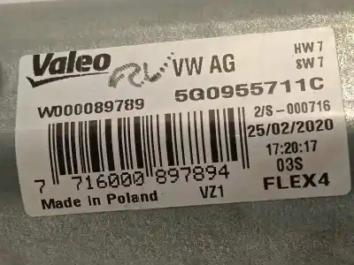Автозапчасти б/у мотор заднего стеклоочистителя за seat ateca (kh7) reference ссылки oem iam 5g0955711c w000089789 
