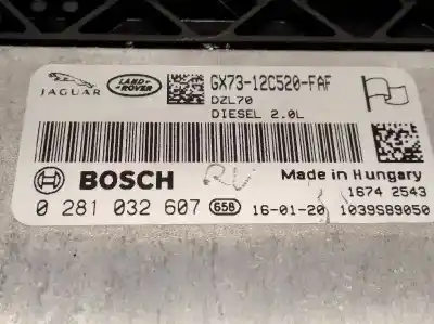Автозапчасти б/у блок управления двигателем за land rover range rover evoque evoque ссылки oem iam gx7312c520faf lr070894 0281032607
