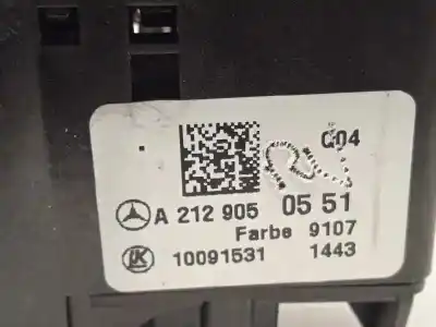 Автозапчастина б/у управління світлом для mercedes-benz clase a (w176) a 200 cdi (176.001) посилання на oem iam a2129050551 2129050551 