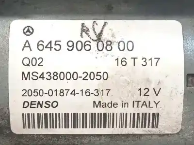 Автозапчастина б/у двигун запускається для mercedes-benz clase gla (w156) gla 220 cdi / d (156.903) посилання на oem iam a6459060800 ms4380002050 6459060800