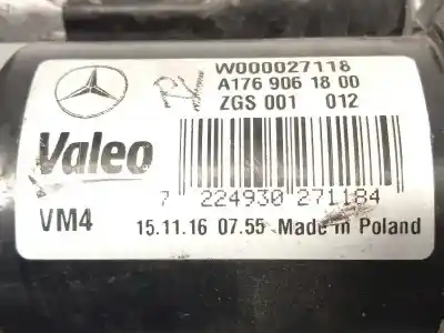 Автозапчастина б/у двигатель передніх склоочисників для mercedes-benz clase gla (w156) gla 220 cdi / d (156.903) посилання на oem iam a1769061800 a1768200040 w000027118