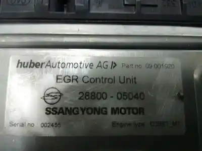 Автозапчастина б/у ебу контролер двигуна для ssangyong rexton rx 290 plus посилання на oem iam 2880005040  
