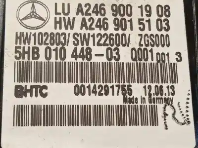 Автозапчастина б/у клімат-контроль для mercedes-benz clase a (w176) a 200 cdi (176.001) посилання на oem iam a2469001908 5hb01044803 