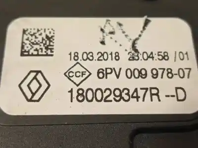 Автозапчастина б/у педальний потенціометр для renault clio iv (bh_) 0.9 tce 90 посилання на oem iam 180029347r  