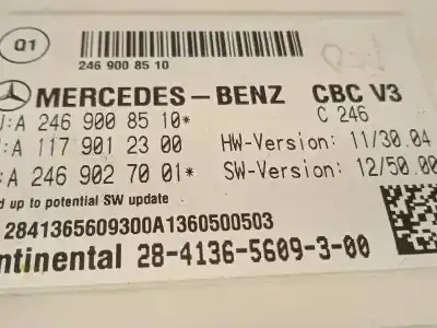 Автозапчастина б/у електронний модуль для mercedes-benz clase a (w176) a 200 cdi (176.001) посилання на oem iam a2469008510 2469008510 