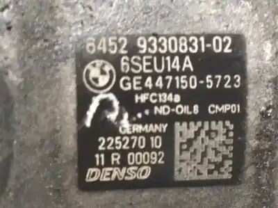 Recambio de automóvil de segunda mano de compresor aire acondicionado para bmw serie 4 gran coupe (f36) 2.0 referencias oem iam 64529330831 4471505723 ge4471505723