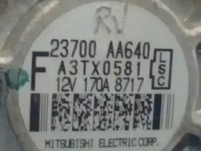 Gebrauchtes Autoersatzteil lichtmaschine zum subaru forester s12 xs limited oem-iam-referenzen 23700aa640 a3tx0581 