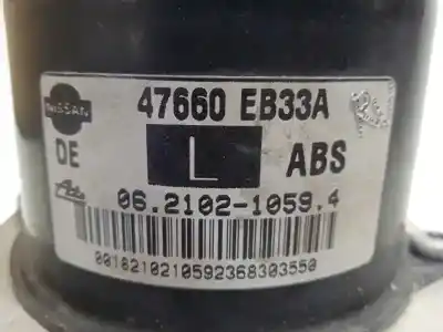 Recambio de automóvil de segunda mano de abs para nissan navara pick-up (d40m) 2.5 dci diesel cat referencias oem iam 47660eb33a 06210210584 06210951153