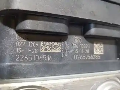 Peça sobressalente para automóvel em segunda mão abs por renault zoe entry referências oem iam 476609473r 269722 0265956285