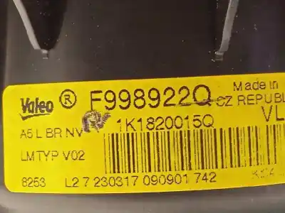 Pièce détachée automobile d'occasion moteur de chauffage pour audi q3 (8ug) 2.0 16v tfsi références oem iam 1k1820015q f998922q 