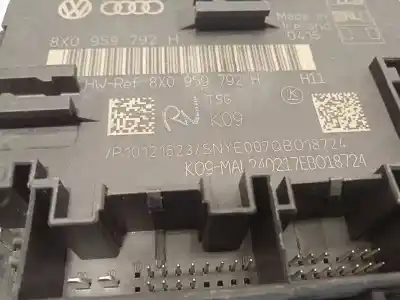 İkinci el araba yedek parçası konfor kontrol ünitesi için audi q3 (8ug) 2.0 16v tfsi oem iam referansları 8x0959792h  