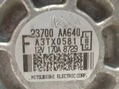 Recambio de automóvil de segunda mano de alternador para subaru impreza g12 2.0 diesel cat referencias oem iam 23700aa640 a3tx0581 