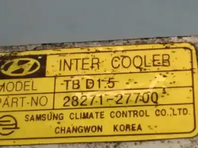 İkinci el araba yedek parçası intercooler için hyundai getz (tb) 1.5 crdi oem iam referansları 2827127700 28271-27700 