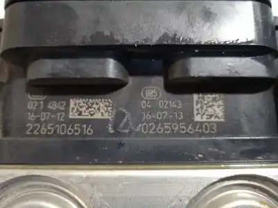 Recambio de automóvil de segunda mano de abs para dacia sandero stepway referencias oem iam 476601203r 269722 0265956403