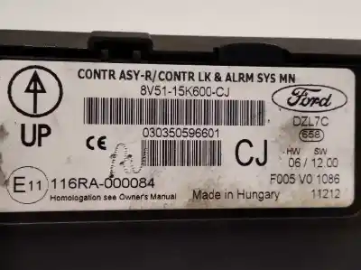 Gebrauchtes Autoersatzteil elektronisches modul zum ford fiesta (cb1) 1.4 tdci cat oem-iam-referenzen 8v5115k600cj  