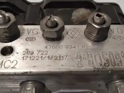 Автозапчасти б/у абс за renault captur i (j5_, h5_) 1.5 dci 110 ссылки oem iam 476607341r 269722 0265956527