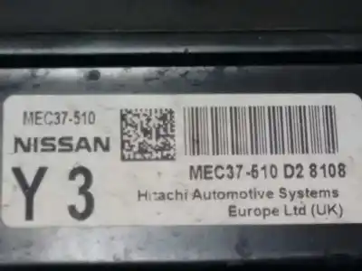 Tweedehands auto-onderdeel ecu motorcontroller voor nissan note (e11e) 1.4 cat oem iam-referenties mec37510  