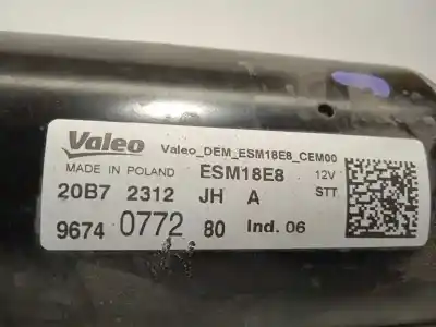 Peça sobressalente para automóvel em segunda mão motor de arranque por peugeot 308 sw style referências oem iam 9674077280 esm18e8 