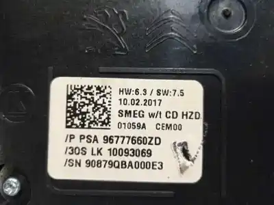 İkinci el araba yedek parçası çok fonksiyonlu kontrol için peugeot 308 sw style oem iam referansları 96777660zd  