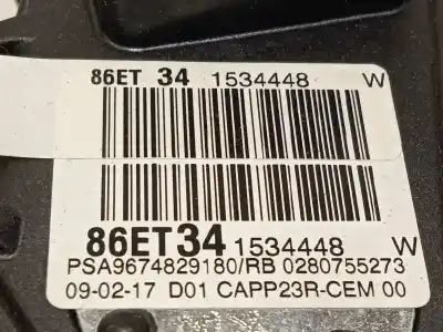 Pezzo di ricambio per auto di seconda mano potenziometro a pedale per peugeot 308 sw style riferimenti oem iam 9674829180  