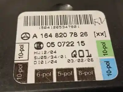 Автозапчасти б/у блок управления комфортом за mercedes-benz clase m (w164) ml 320 cdi 4-matic (164.122) ссылки oem iam a1648207826 05072215 1648207826