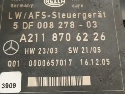 Автозапчастина б/у електронний модуль для mercedes-benz clase m (w164) ml 320 cdi 4-matic (164.122) посилання на oem iam a2118706226 2118706226 