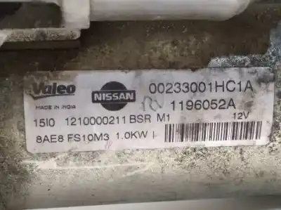 Piesă de schimb auto la mâna a doua electromotor pentru nissan micra (k13) 1.2 cat referințe oem iam 00233001hc1a  