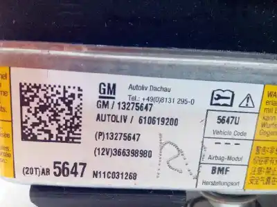 Автозапчасти б/у передняя левая подушка безопасности за opel insignia a sedán (g09) 2.0 cdti (69) ссылки oem iam 13275647  