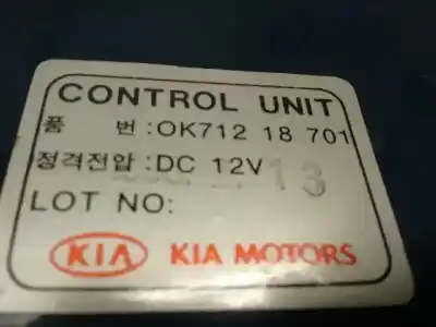 Pezzo di ricambio per auto di seconda mano modulo elettronico per asia motors rocsta diesel 2.2 riferimenti oem iam ok71218701 71218701 