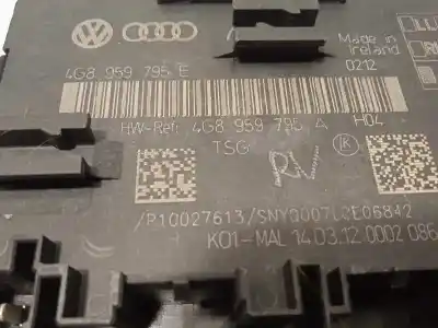 Peça sobressalente para automóvel em segunda mão bsi / bcm / módulo eletrónico confort por audi a7 sportback (4ga) 3.0 tdi quattro referências oem iam 4g8959795e  