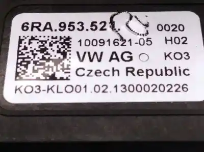 Second-hand car spare part indicator switch for skoda rapid active oem iam references 6ra953521  