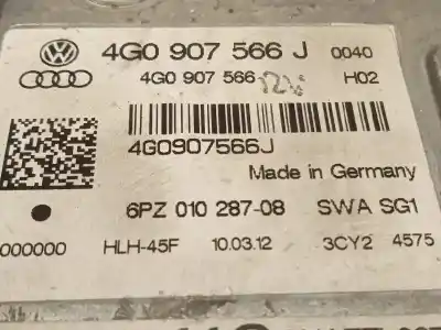 Peça sobressalente para automóvel em segunda mão módulo eletrônico por audi a7 sportback (4ga) 3.0 tdi quattro referências oem iam 4g0907566j 6pz01028708 