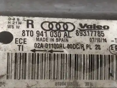 Pezzo di ricambio per auto di seconda mano faro anteriore destro per audi a5 coupe (8t) 2.7 tdi riferimenti oem iam 8t0941030al  