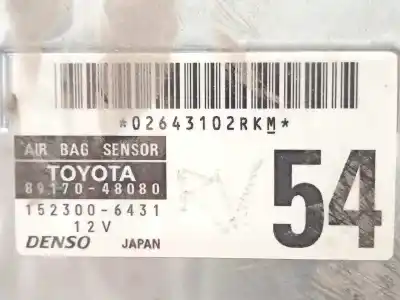 Автозапчастина б/у блок управління подушками безпеки для lexus rx 300 (mcu35) 3.0 v6 cat посилання на oem iam 8917048080 1523006431 