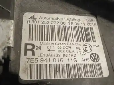 Автозапчастина б/у права фа для volkswagen t5 transporter (7e) 2.0 tdi cat (cfca) посилання на oem iam 7e594101611s 030125327200 7e5941018b